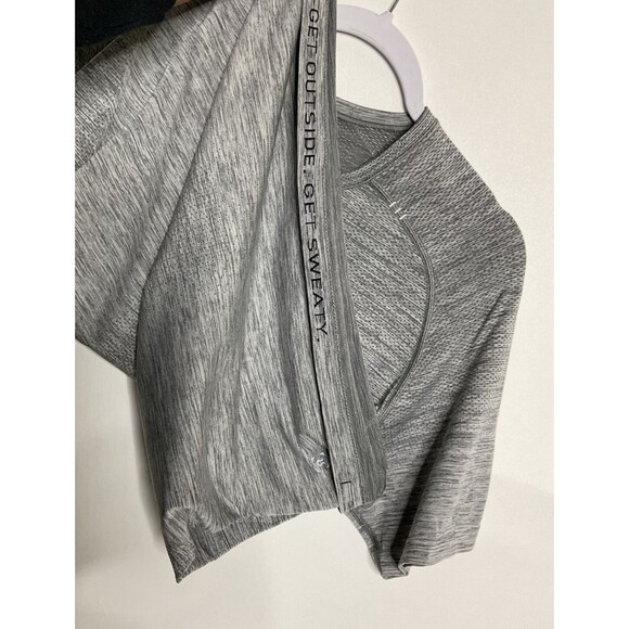 Lululemon Metal Vent Tech Shirt Men's Large Gray Short Sleeve Gym Running Top - Picture 10 of 12